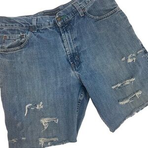 Vintage 90’s Tommy Hilfiger Cut Off Jean Shorts